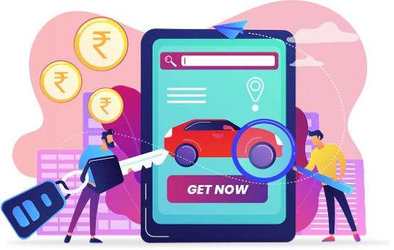 Get Loan Against Your Car in just 2 steps!
